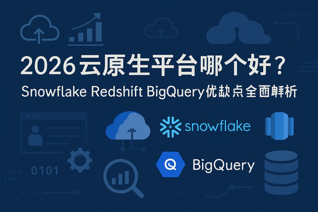 2026云原生平台哪个好？Snowflake Redshift BigQuery优缺点全面解析